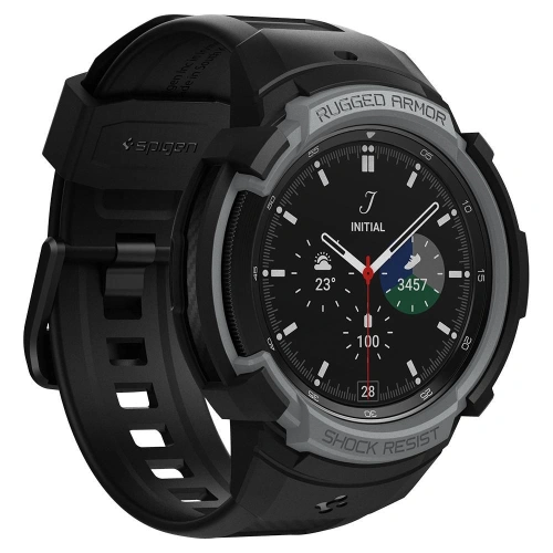 Pasek Spigen Rugged Armor Pro Samsung Galaxy Watch 4 Classic 46mm Charcoal Grey
