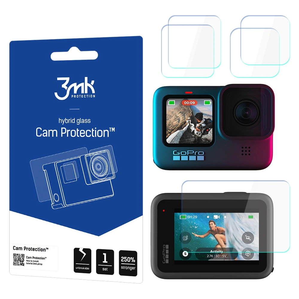 Hurtownia GSM - Hybридní sklo 3MK CamProtect GoPro HERO 9 Black - 3MK1907 - {ean13} - Hurt
