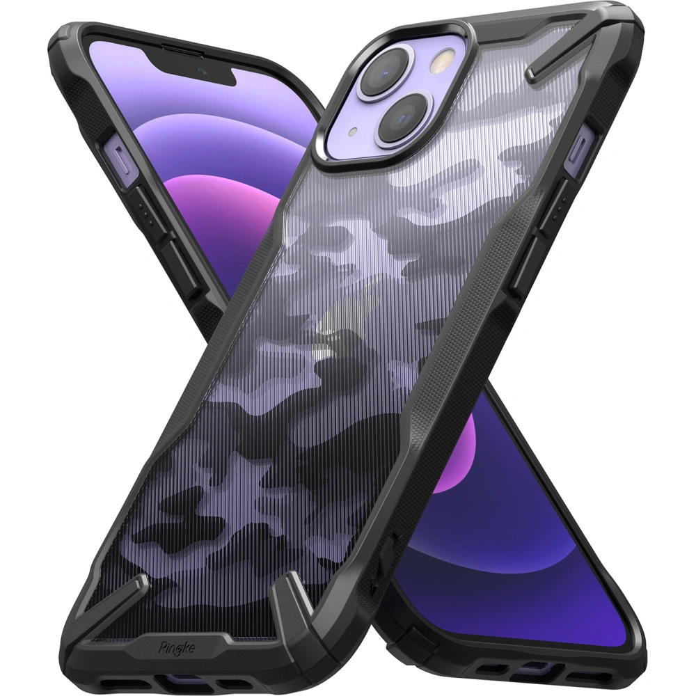 Hurtownia GSM - Etui Ringke Fusion-X Design Apple iPhone 13 mini Camo (Moro) Black - RGK1475MBL - {ean13} - Hurt