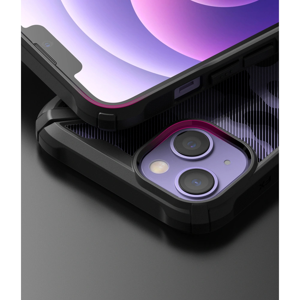 Hurtownia GSM - Etui Ringke Fusion-X Design Apple iPhone 13 mini Camo (Moro) Black - RGK1475MBL - {ean13} - Hurt