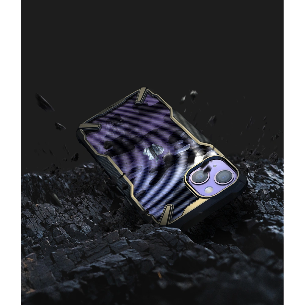 Hurtownia GSM - Etui Ringke Fusion-X Design Apple iPhone 13 mini Camo (Moro) Black - RGK1475MBL - {ean13} - Hurt