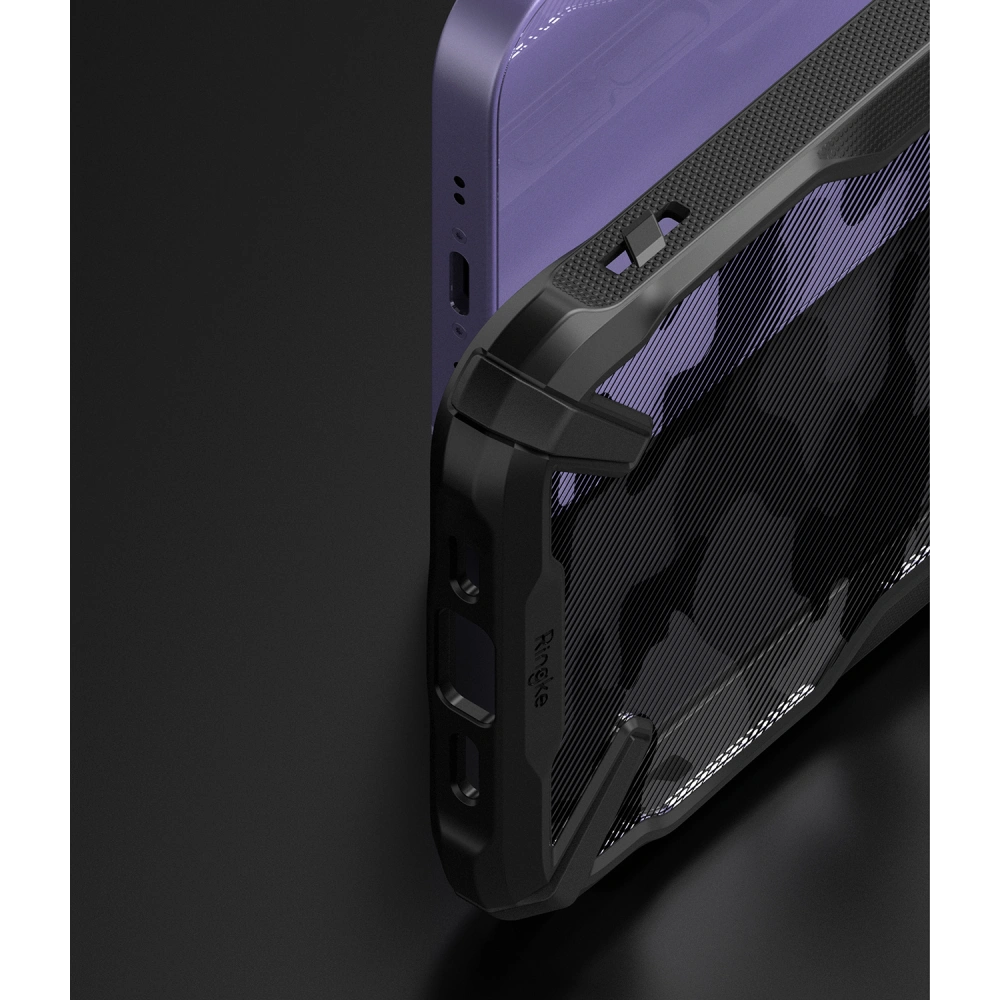 Hurtownia GSM - Etui Ringke Fusion-X Design Apple iPhone 13 mini Camo (Moro) Black - RGK1475MBL - {ean13} - Hurt