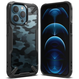 Ringke Fusion-X Design Apple iPhone 13 Pro Max Camo Black