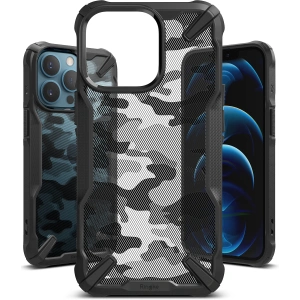 Ringke Fusion-X Design Apple iPhone 13 Pro Max Camo Black