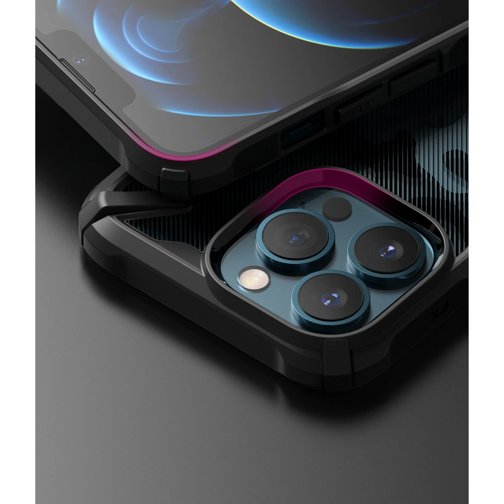 Hurtownia GSM - Etui Ringke Fusion-X Design Apple iPhone 13 Pro Max Camo (Moro) Černé - RGK1439MBL - {ean13} - Hurt
