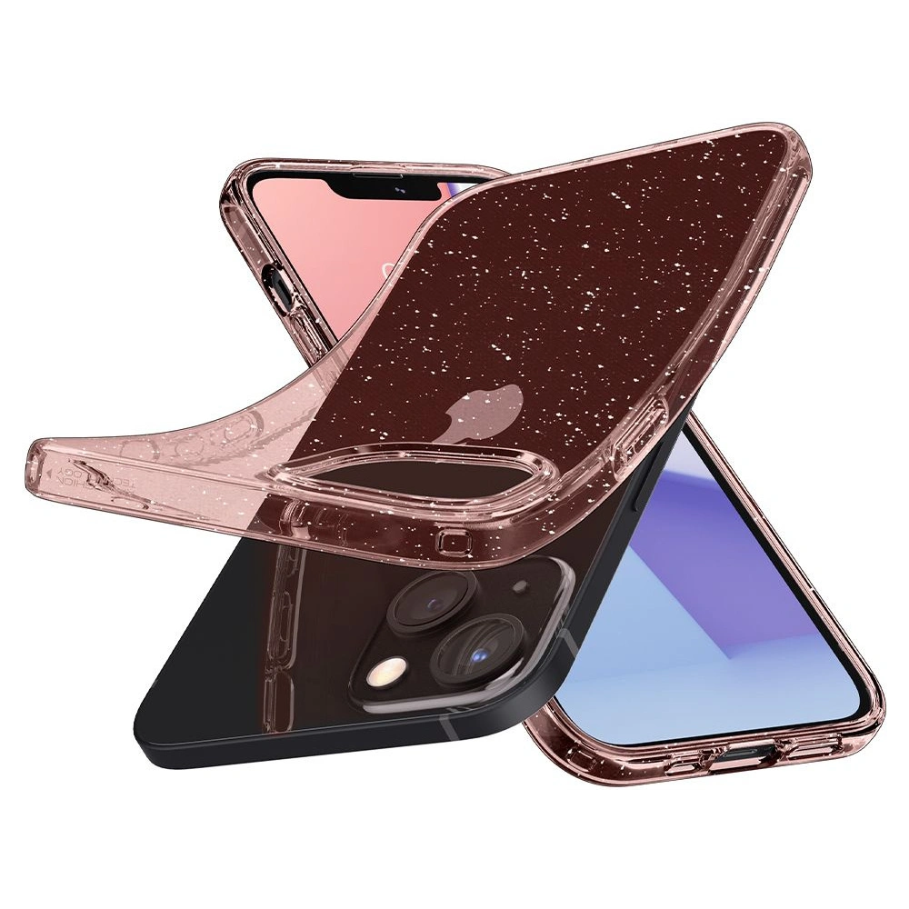 Wholesale Spigen Liquid Crystal Apple iPhone 13 mini Glitter Rose - SPN1723GLTROS - {ean13} - Hurt