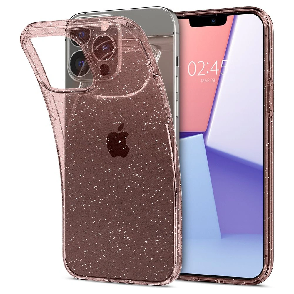 Wholesale Spigen Liquid Crystal Apple iPhone 13 Pro Glitter Rose - SPN1744GLTROS - {ean13} - Hurt