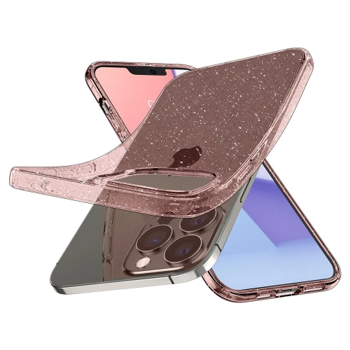 Etui Spigen Liquid Crystal Apple iPhone 13 Pro Max Glitter Rose