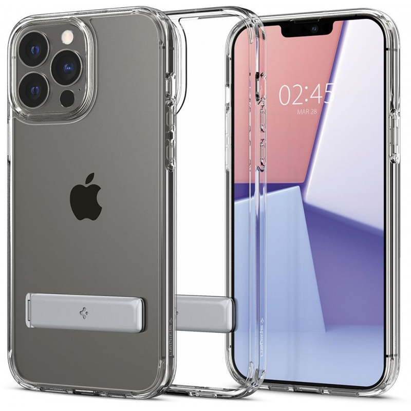 Hurtownia Spigen - 8809756649608 - SPN1762CL - Etui Spigen Ultra Hybrid S Apple iPhone 13 Pro Max Crystal Clear - B2B homescreen