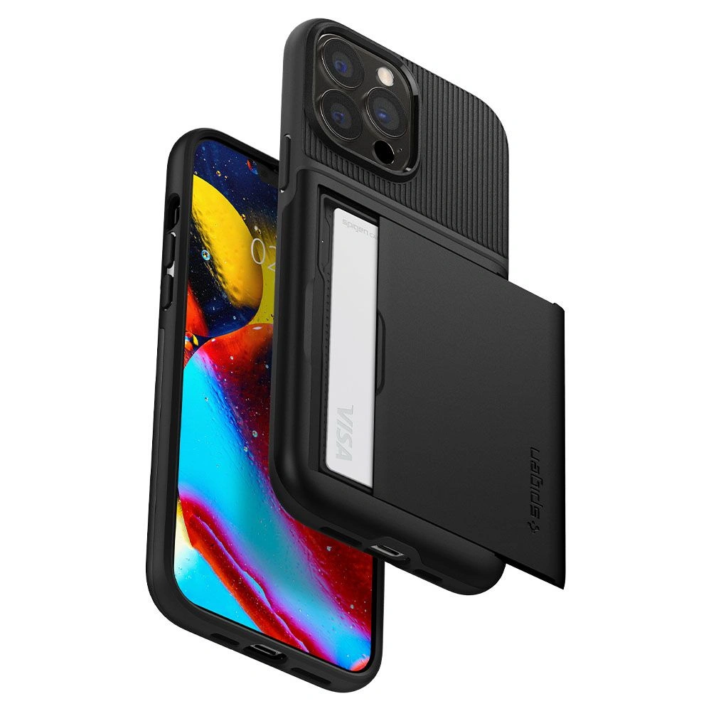 Hurtownia GSM - Etui Spigen Slim Armor CS Apple iPhone 13 Pro Max černé - SPN1763BLK - {ean13} - Hurt