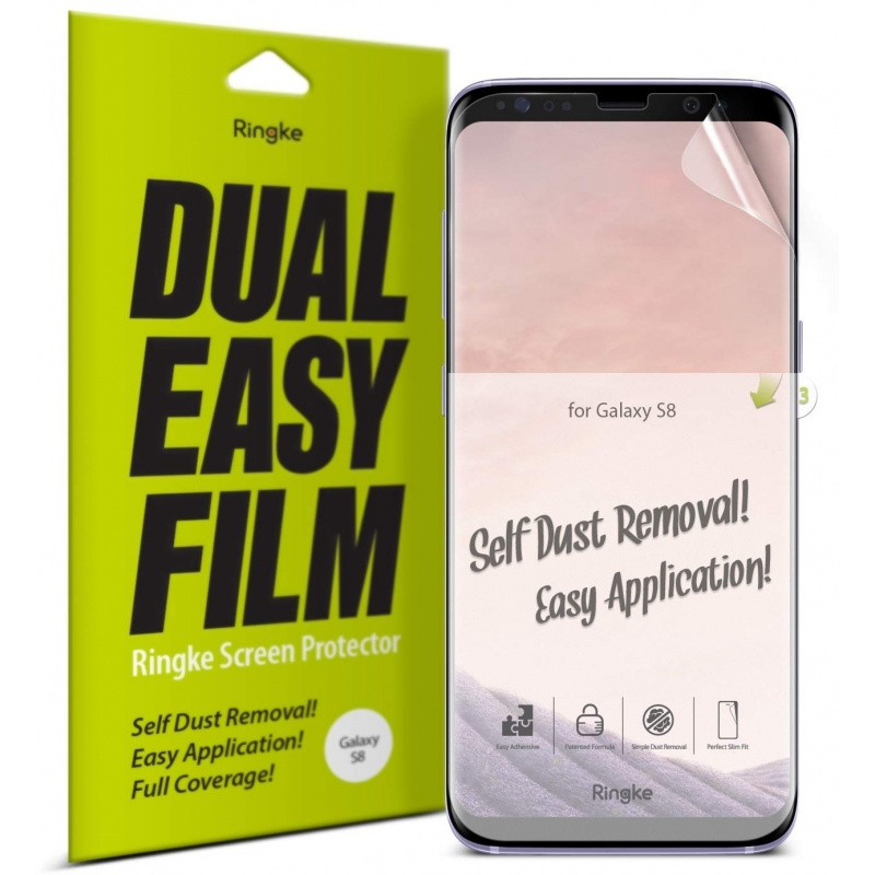 Hurtownia Ringke - 8809628564190 - [KOSZ] - Folia Ringke Dual Easy Full Cover Samsung Galaxy S8 Case Friendly - B2B homescreen