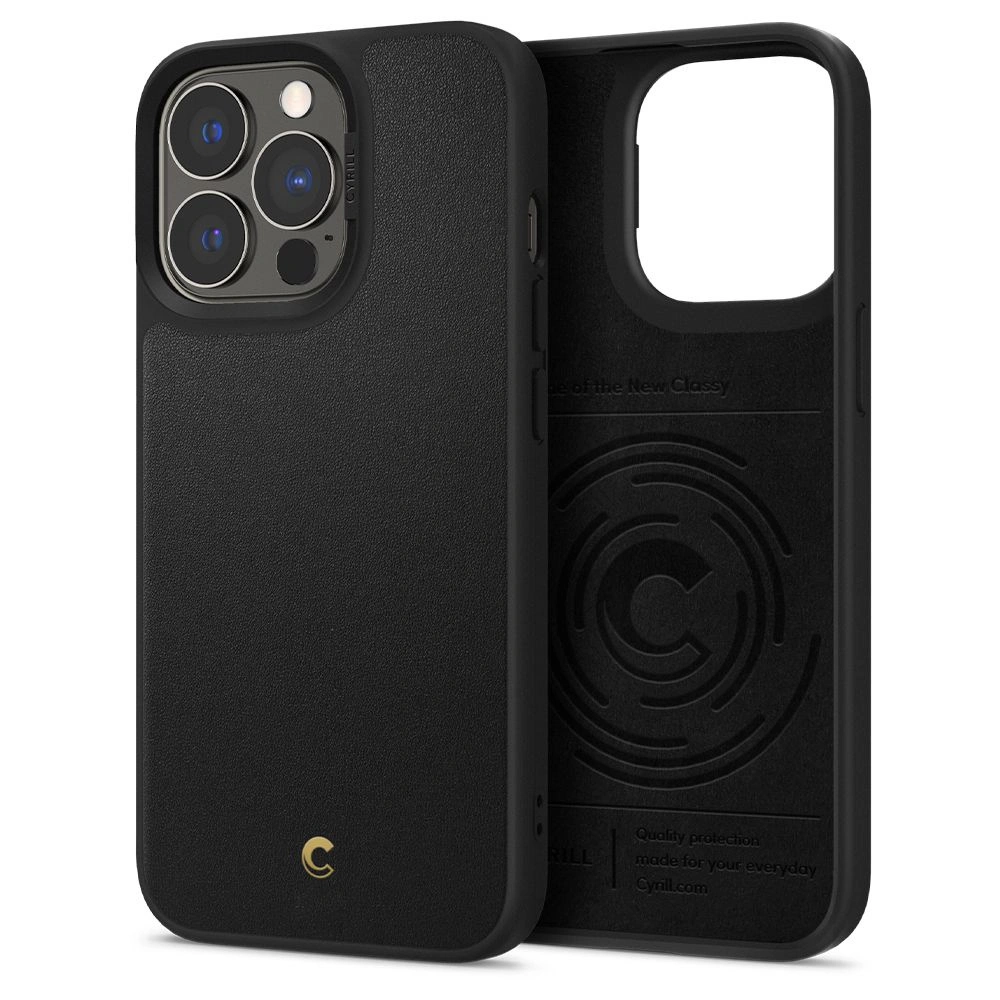 Hurtownia GSM - Etui Spigen Cyrill Leather Brick Apple iPhone 13 Pro Černá - SPN1791BLK - {ean13} - Hurt