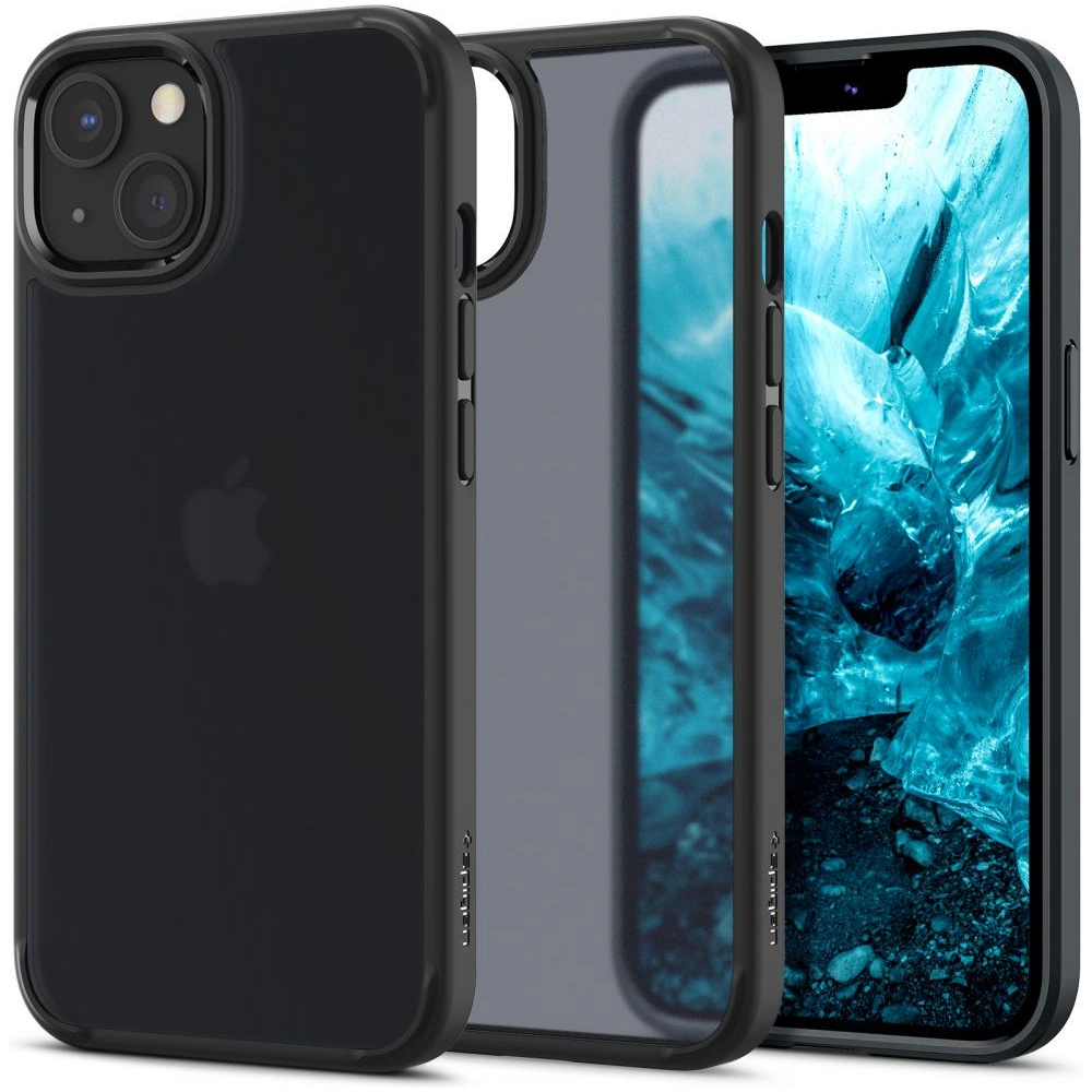 Hurtownia GSM - Etui Spigen Ultra Hybrid Apple iPhone 13 mini Matná Mrazivá Černá - SPN1797BLK - {ean13} - Hurt