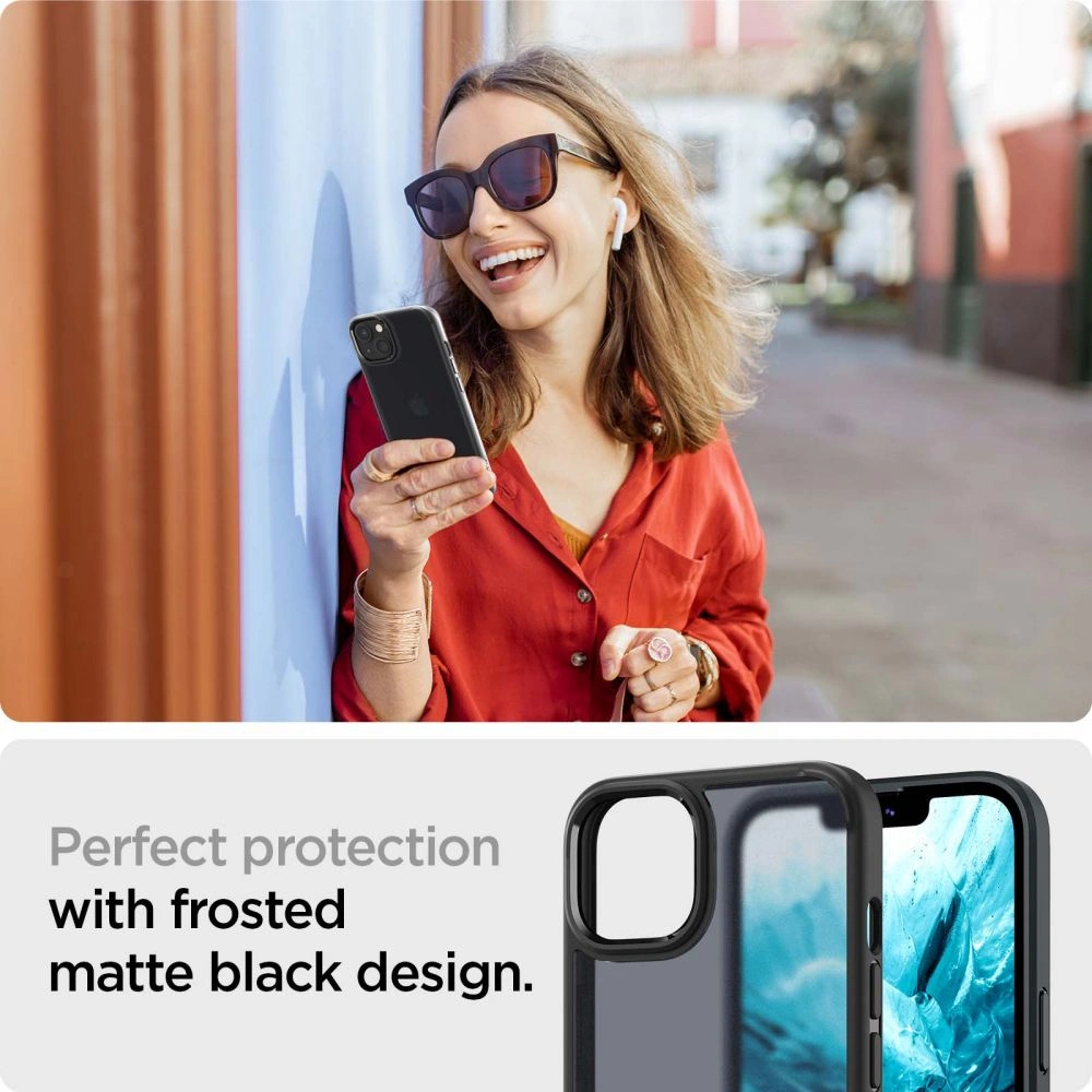 Hurtownia GSM - Etui Spigen Ultra Hybrid Apple iPhone 13 Matte Frost Black - SPN1798BLK - {ean13} - Hurt