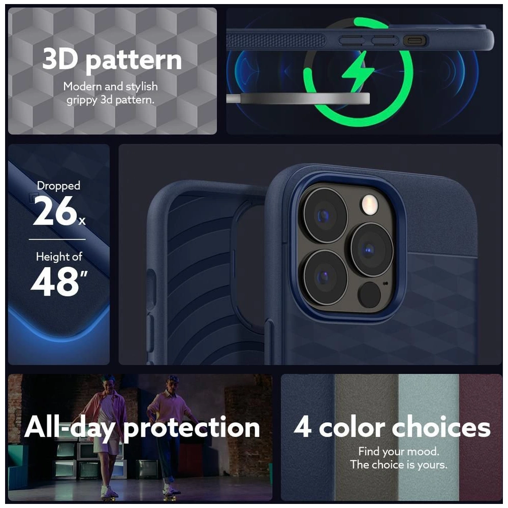 Hurtownia GSM - Case Caseology Parallax Apple iPhone 13 Pro Max Mitternachtsblau - CSL014BLU - {ean13} - Hurt