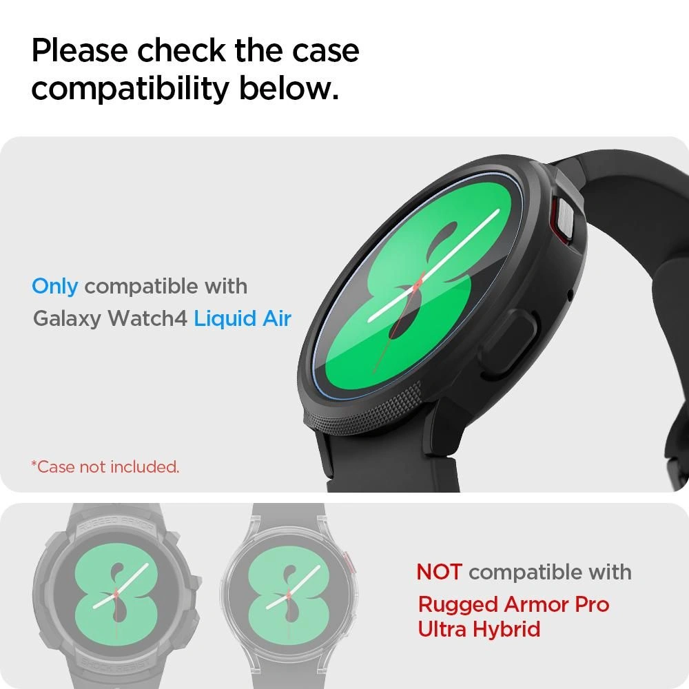 Wholesale Tempered glass Spigen GLAS.tR ez Fit Samsung Galaxy Watch 4 40mm [2 PACK] - SPN1810 - {ean13} - Hurt