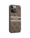 Wholesale Guess GUHCP13X4GDBR Apple iPhone 13 Pro Max brown hardcase 4G Stripe - GUE1242BR - {ean13} - Hurt
