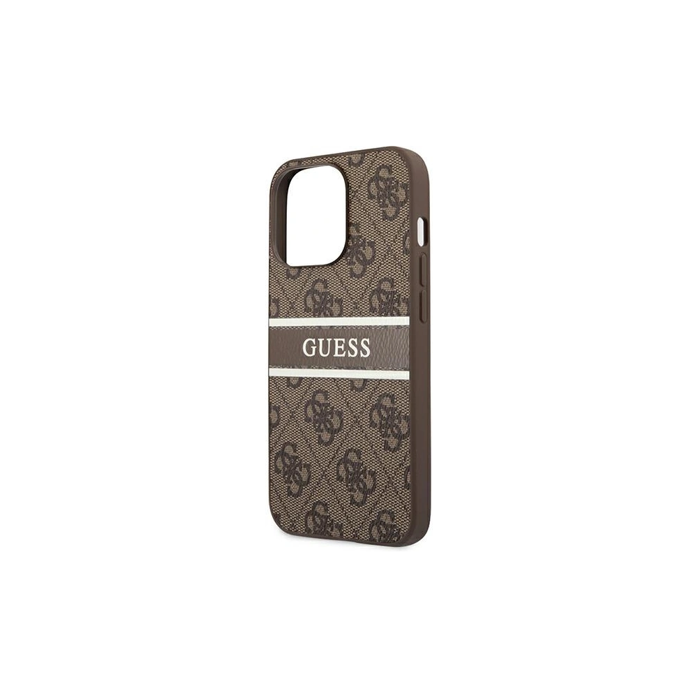 Hurtownia GSM - Etui Guess GUHCP13X4GDBR Apple iPhone 13 Pro Max hnědý/brown hardcase 4G Stripe - GUE1242BR - {ean13} - Hurt