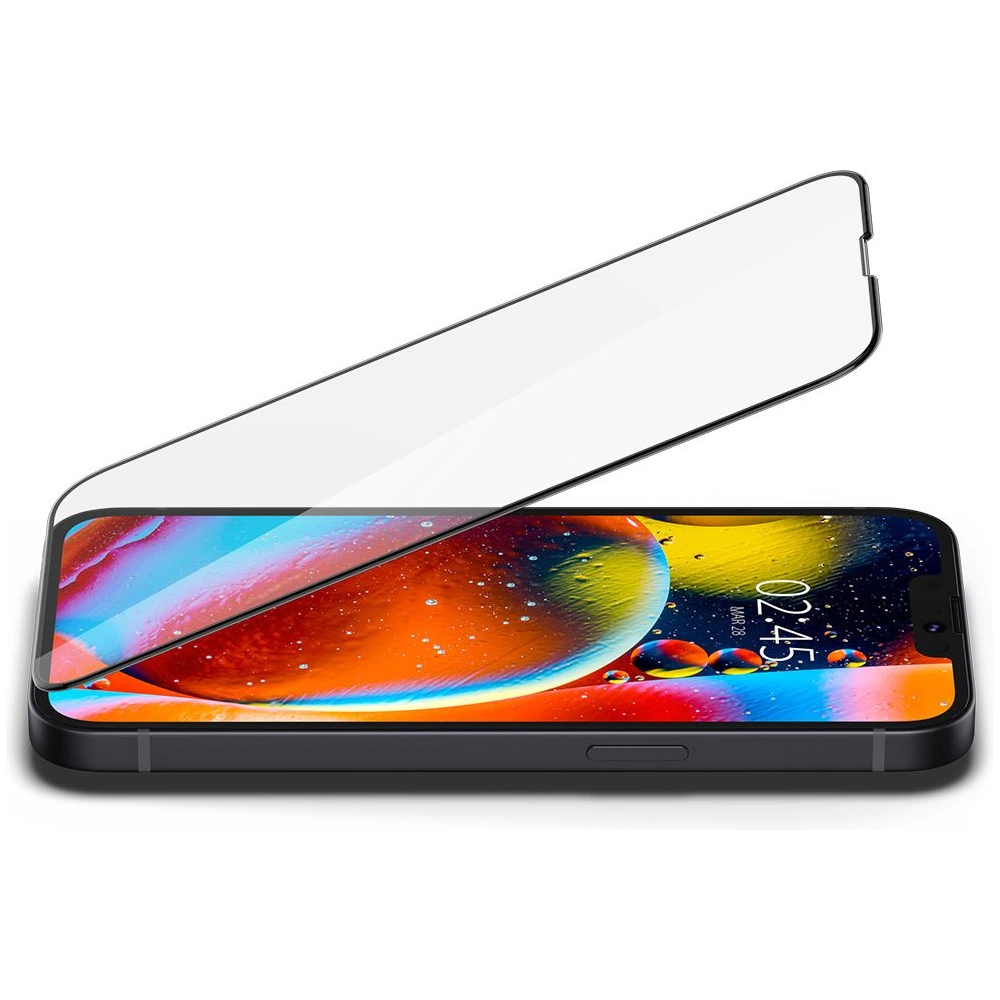 Hurtownia GSM - Szkło hartowane Spigen GLAS.tR Slim Apple iPhone iPhone 14 Plus / 15 Plus Black - SPN1813BLK - {ean13} - Hurt