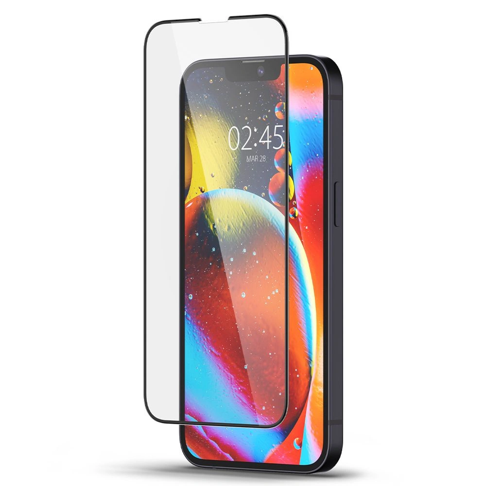 Hurtownia GSM - Tvrzené sklo Spigen GLAS.tR Slim Apple iPhone 14/13/13 Pro černé - SPN1814BLK - {ean13} - Hurt