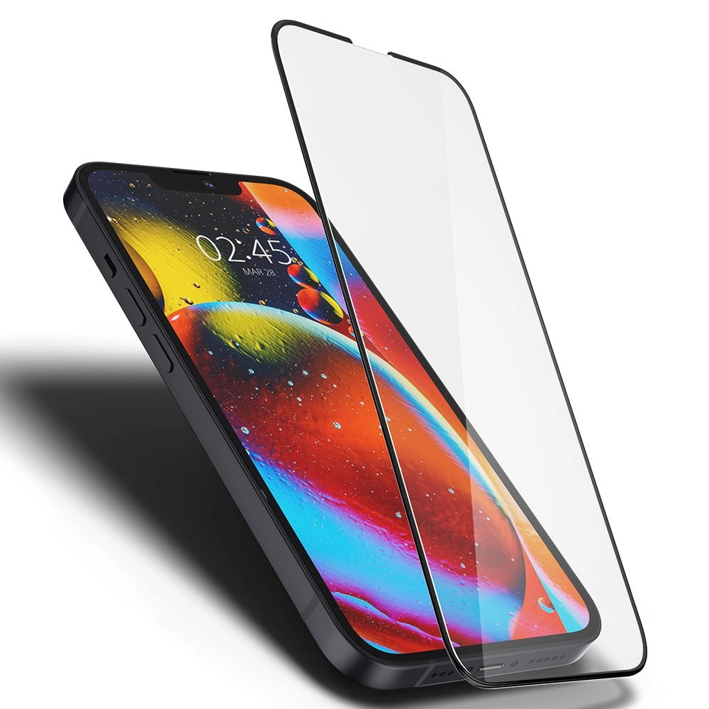 Hurtownia GSM - Tvrzené sklo Spigen GLAS.tR Slim Apple iPhone 14/13/13 Pro černé - SPN1814BLK - {ean13} - Hurt