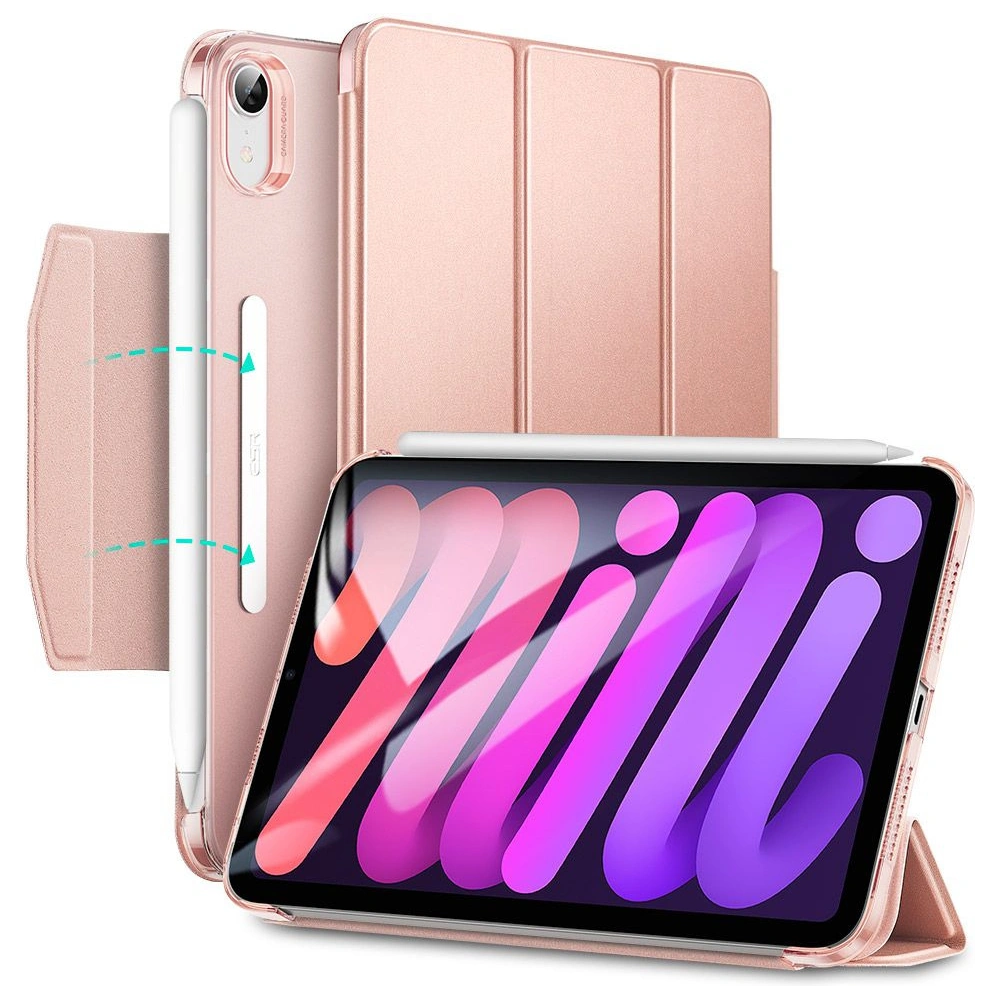 Hurtownia GSM - Etui ESR Ascend Trifold Apple iPad mini 2021 (6. generációs) / iPad mini 8.3" 2024 7gen Rózsaarany - ESR363RS - {ean13} - Hurt