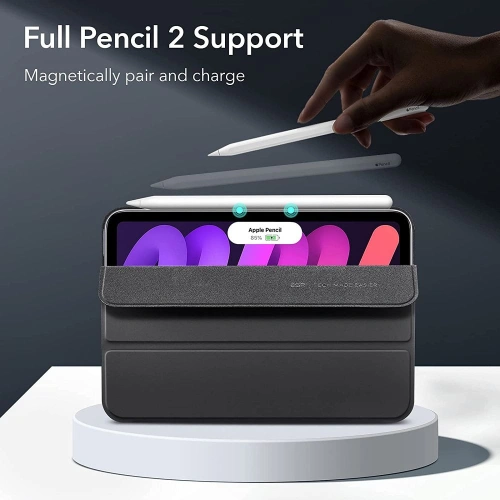 Etui ESR Rebound Magnetic Apple iPad mini 2021 (6. generacji) / iPad mini 8.3" 2024 (7. generacji) Black