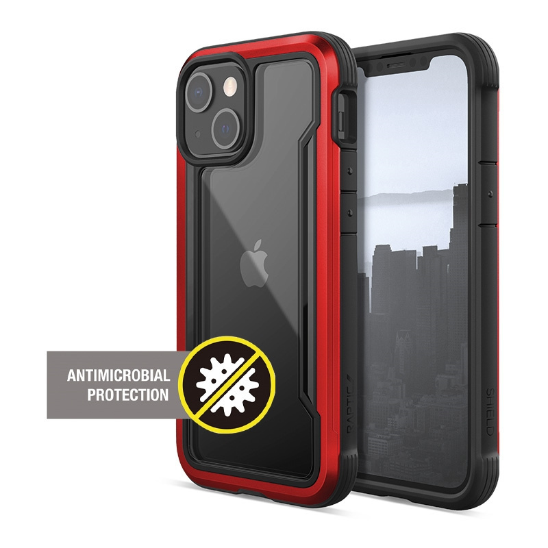 X-Doria Distributor - 6950941472821 - XDR121RED - X-Doria Raptic Shield Pro Apple iPhone 13 mini (Anti-bacterial) (Red) - B2B homescreen