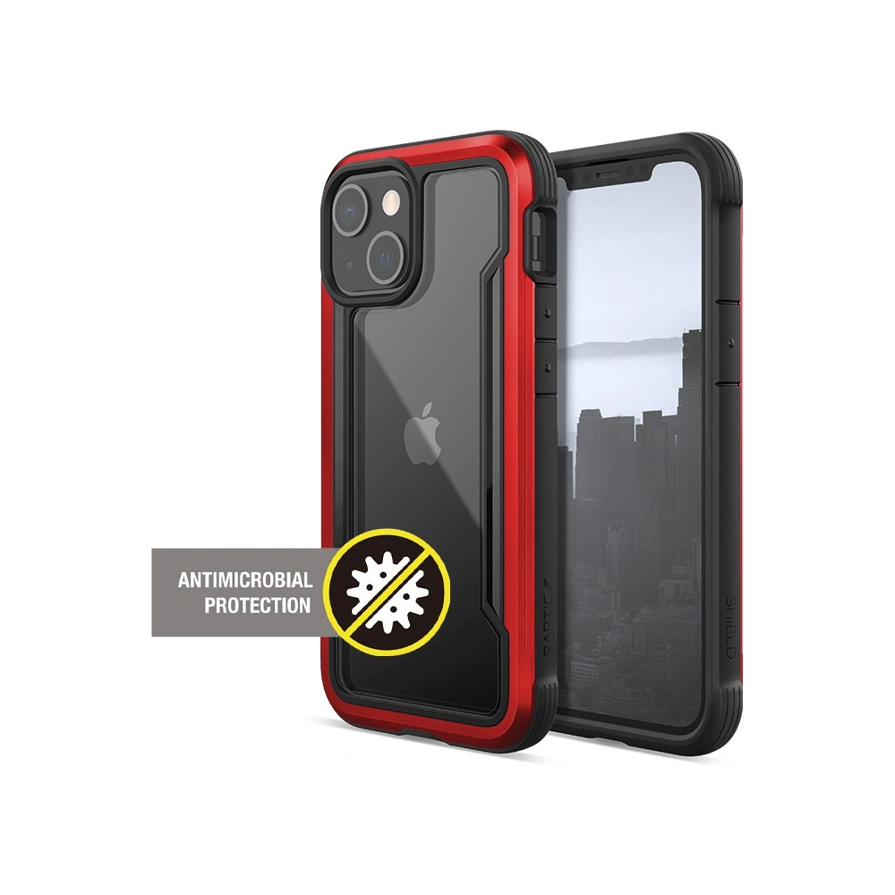 Hurtownia GSM - Etui X-Doria Raptic Shield Pro Apple iPhone 13 mini (Antibakteriální) (Červená) - XDR121RED - {ean13} - Hurt