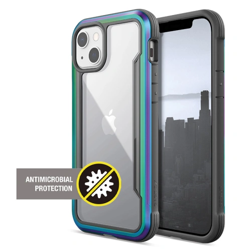 Etui X-Doria Raptic Shield Pro Apple iPhone 13 (Anti-bacterial) (Iridescent)