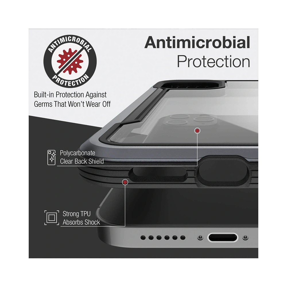 Wholesale X-Doria Raptic Shield Pro Apple iPhone 13 (Anti-bacterial) (Iridescent) - XDR123IRI - {ean13} - Hurt