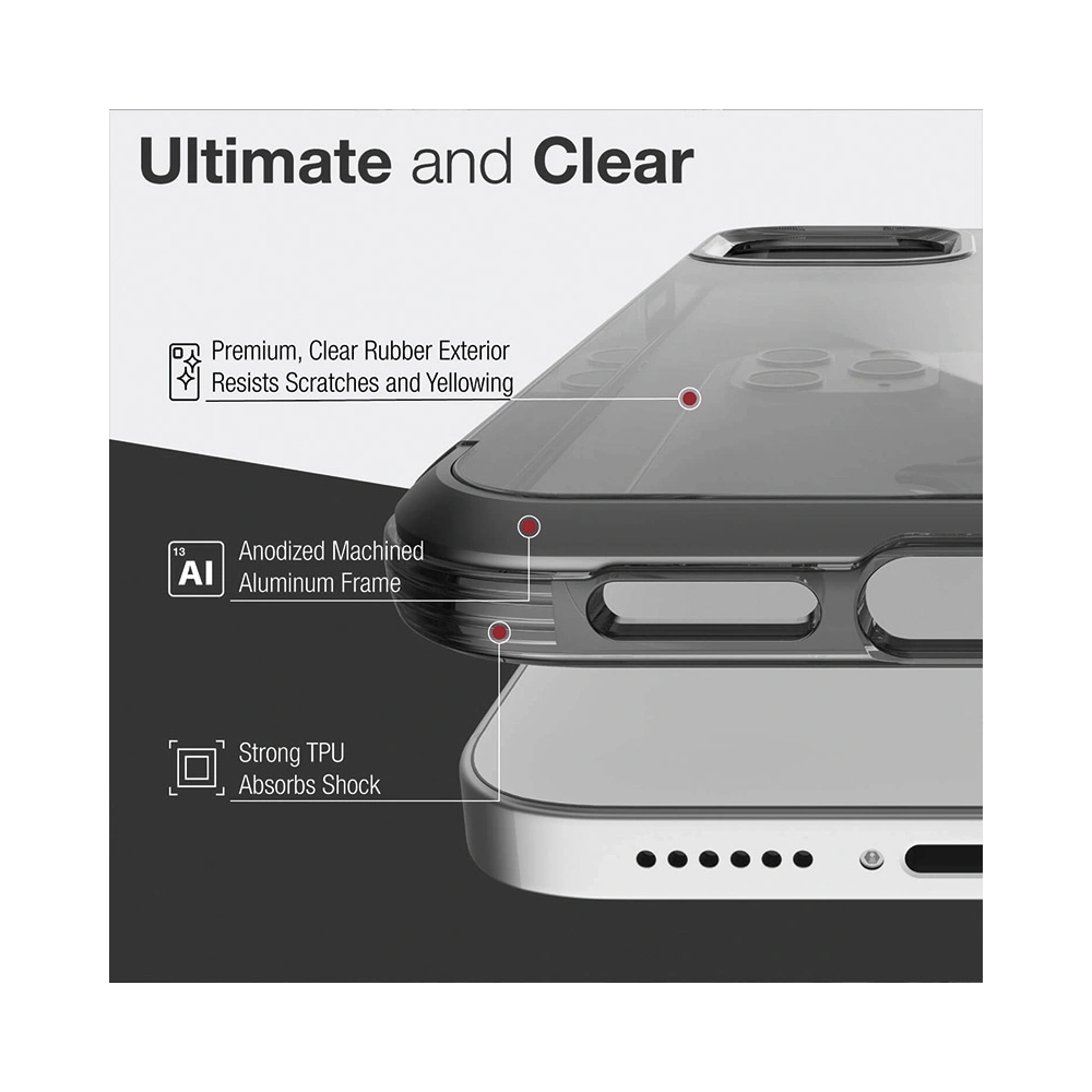 Wholesale X-Doria Raptic Air Apple iPhone 13 (Drop Tested 4m) (Smoke) - XDR127SM - {ean13} - Hurt