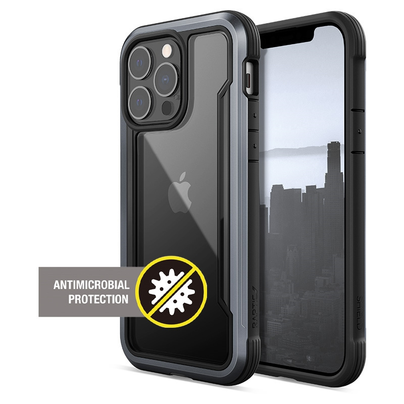 X-Doria Distributor - 6950941472722 - XDR131BLK - X-Doria Raptic Shield Pro Apple iPhone 13 Pro (Anti-bacterial) (Black) - B2B homescreen