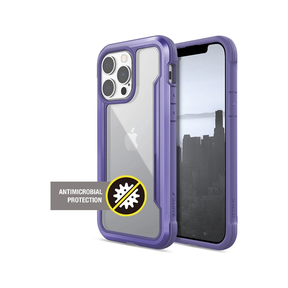 Hurtownia GSM - Etui X-Doria Raptic Shield Pro Apple iPhone 13 Pro (antibakteriální) (fialová) - XDR134PRP - {ean13} - Hurt