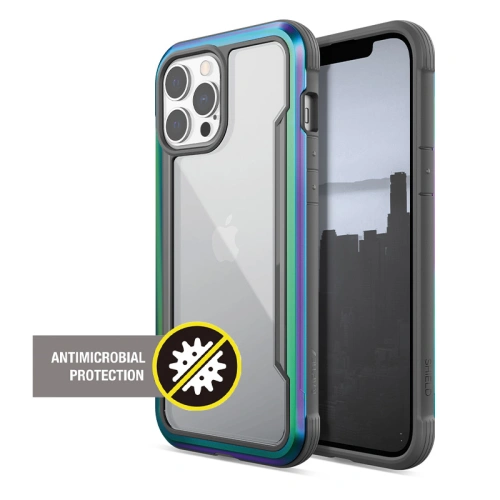 Etui X-Doria Raptic Shield Pro Apple iPhone 13 Pro Max (Anti-bacterial) (Iridescent)