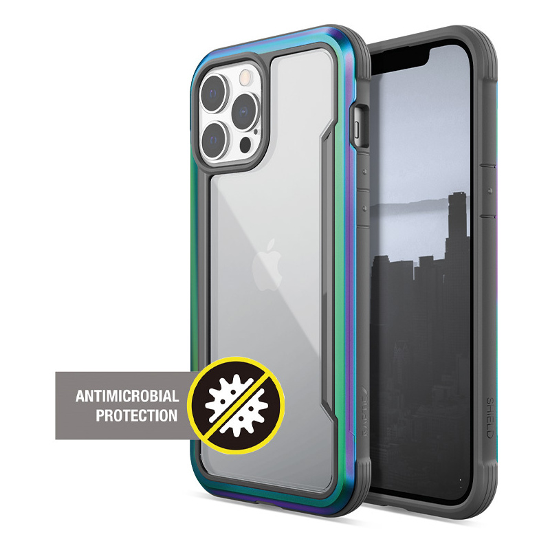 X-Doria Distributor - 6950941472630 - XDR139IRI - X-Doria Raptic Shield Pro Apple iPhone 13 Pro Max (Anti-bacterial) (Iridescent) - B2B homescreen