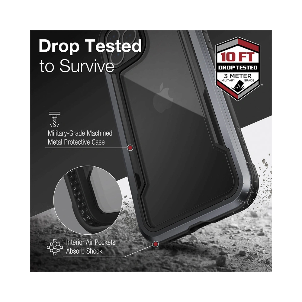 Hurtownia GSM - Etui X-Doria Raptic Shield Pro Apple iPhone 13 Pro Max (Anti-bacterial) (Iridescent) - XDR139IRI - {ean13} - Hurt