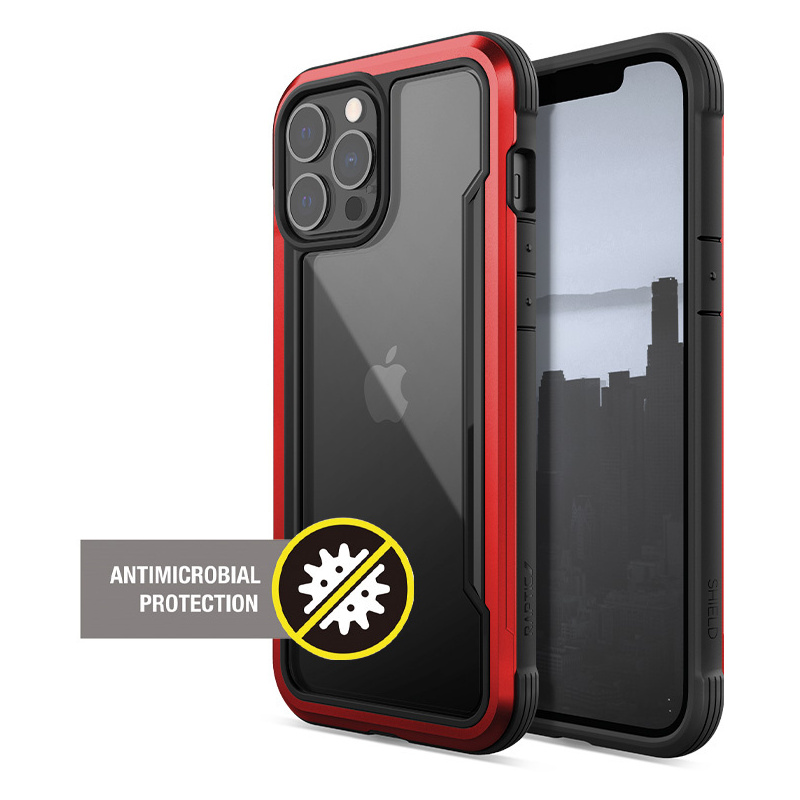 X-Doria Distributor - 6950941472623 - XDR140RED - X-Doria Raptic Shield Pro Apple iPhone 13 Pro Max (Anti-bacterial) (Red) - B2B homescreen