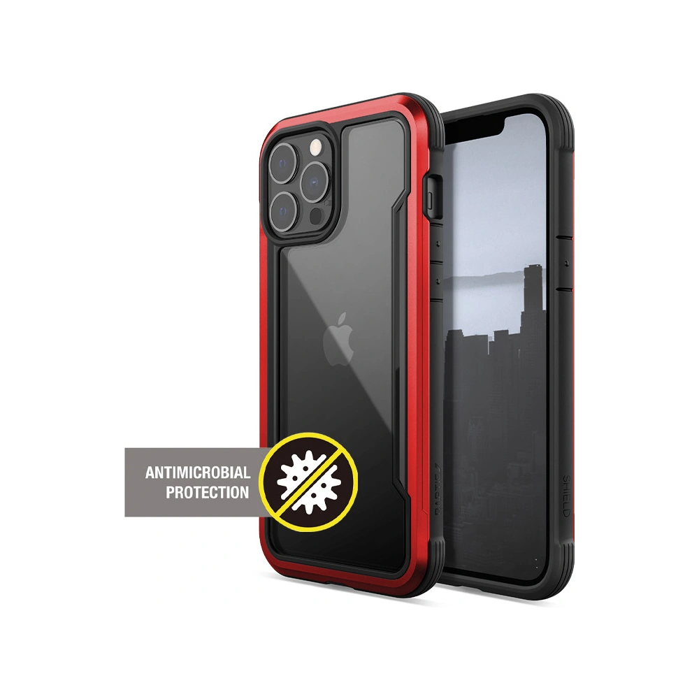 Hurtownia GSM - Etui X-Doria Raptic Shield Pro Apple iPhone 13 Pro Max (Antibakteriální) (Červená) - XDR140RED - {ean13} - Hurt