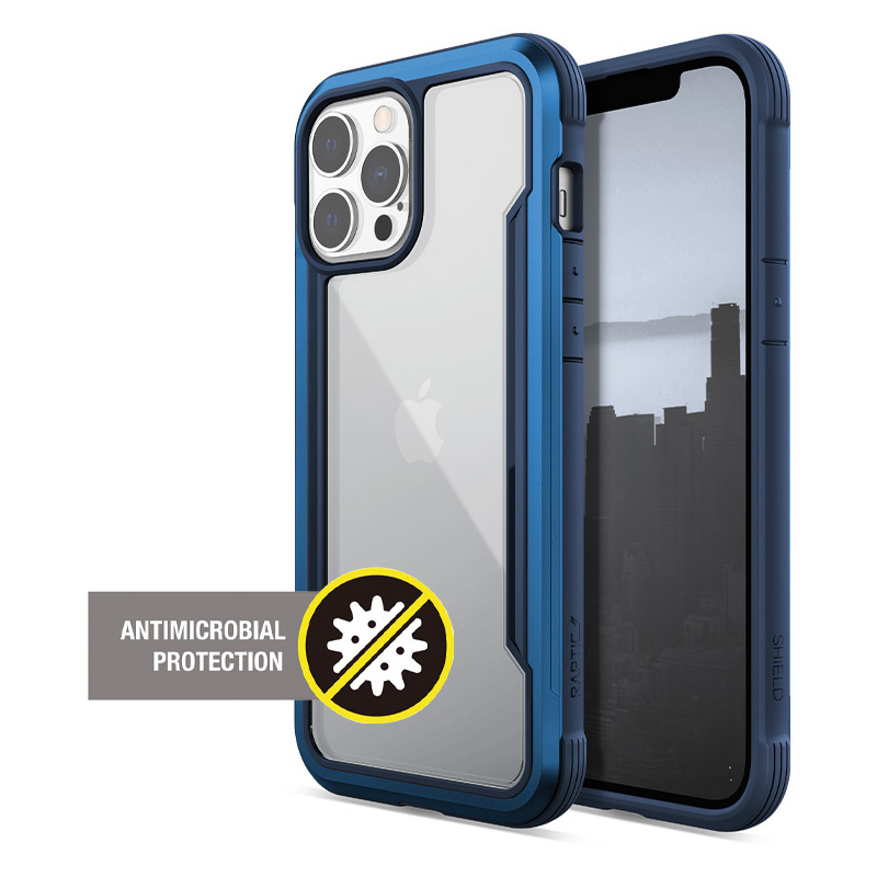X-Doria Distributor - 6950941472616 - XDR141BLU - X-Doria Raptic Shield Pro Apple iPhone 13 Pro Max (Anti-bacterial) (Blue) - B2B homescreen