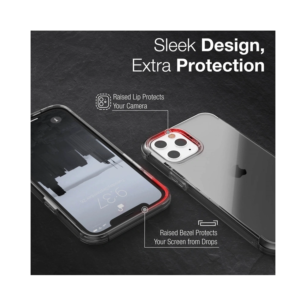 Hurtownia GSM - Etui X-Doria Raptic Air Apple iPhone 13 Pro Max (testováno na pád 4m) (kouřové) - XDR142SM - {ean13} - Hurt