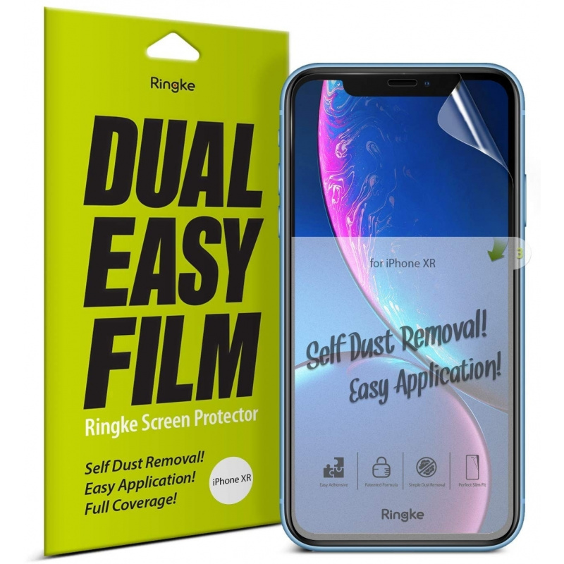Hurtownia Ringke - 8809628564138 - RGK786 - Folia Ringke Dual Easy Full Cover iPhone 11/XR Case Friendly - B2B homescreen