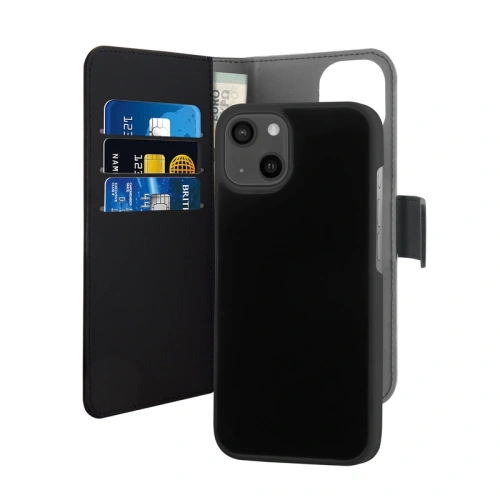 Hurtownia Puro - 8033830302862 - PUR465BLK - Etui PURO Wallet Detachable 2w1 Apple iPhone 13 (czarny) - B2B homescreen