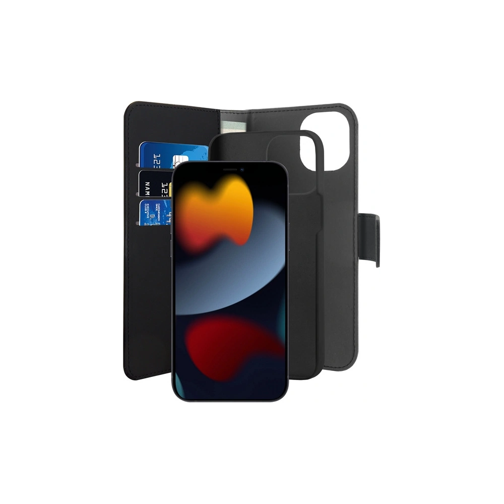 Hurtownia GSM - Etui PURO Wallet Detachable 2w1 Apple iPhone 13 (černý) - PUR465BLK - {ean13} - Hurt