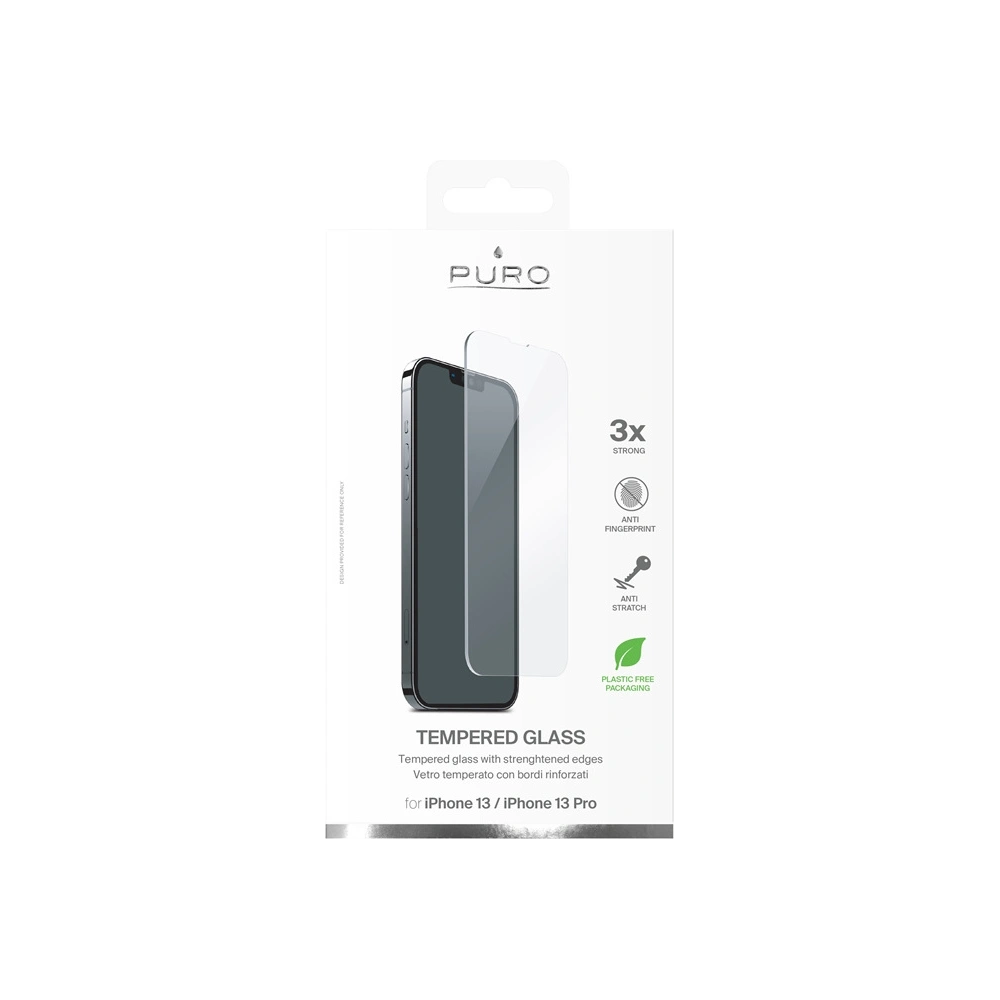 Hurtownia GSM - Gehärtetes Glas PURO Glass Apple iPhone 16e / 14 / 13 / 13 Pro - PUR499 - {ean13} - Hurt