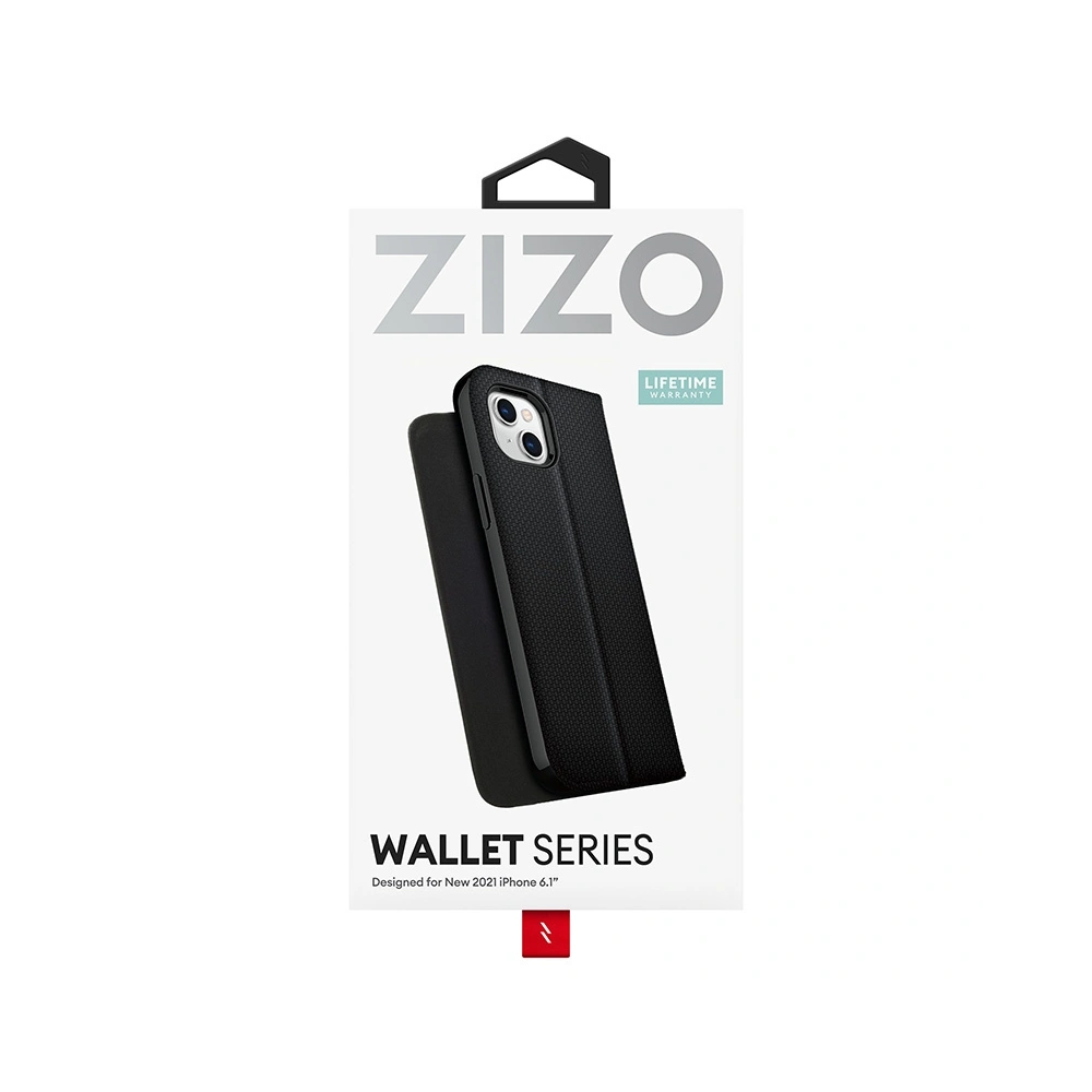 Hurtownia GSM - Etui ZIZO WALLET Series Apple iPhone 13 (černé) - ZIZ081BLK - {ean13} - Hurt