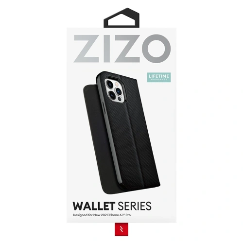 Etui ZIZO WALLET Series Apple iPhone 13 Pro (czarny)