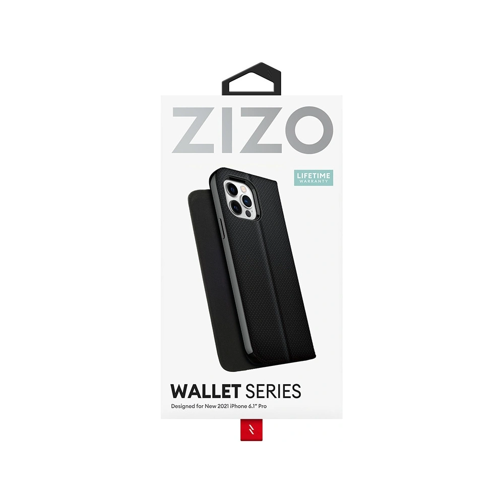 Hurtownia GSM - Etui ZIZO WALLET Series Apple iPhone 13 Pro (černé) - ZIZ082BLK - {ean13} - Hurt
