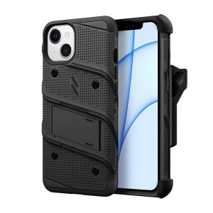 Etui ZIZO BOLT Series Apple iPhone 13 + szkło (czarny)