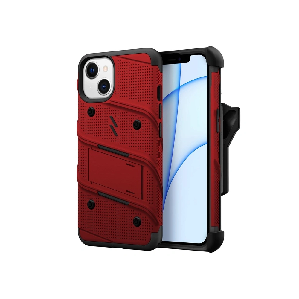 Hurtownia GSM - Etui ZIZO BOLT Series Apple iPhone 13 + sklo (červené) - ZIZ087RED - {ean13} - Hurt